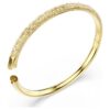 Pulseira Sublima Snow Pavé, tom dourado, banhada a ouro Pulseira Sublima Snow Pavé, tom dourado, banhada a ouro