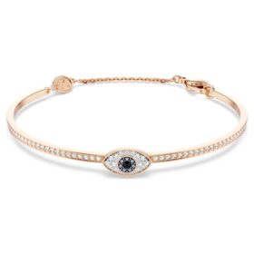 Pulseira Symbolica Eye, multicolorida, banhada a ouro rosa