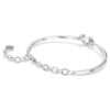 Pulseira Symbolica Pavé, Ferradura, Branca, banhada a ródio Pulseira Symbolica Pavé, Ferradura, Branca, banhada a ródio