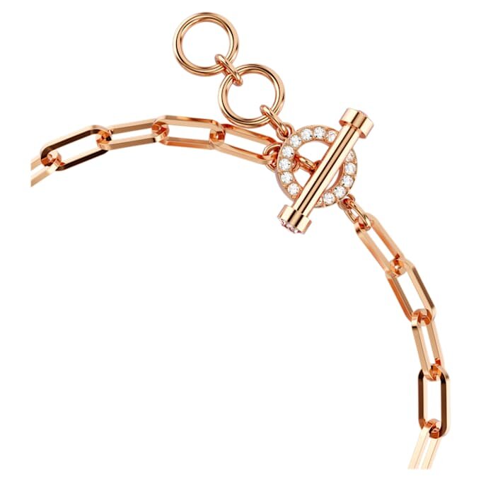 Pulseira Teddy Bear, rosa, banhada a ouro rosa Pulseira Teddy Bear, rosa, banhada a ouro rosa