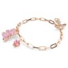 Pulseira Teddy Bear, rosa, banhada a ouro rosa Pulseira Teddy Bear, rosa, banhada a ouro rosa