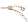 Pulseira Una, corte redondo, forma oval, branca, banhada a ouro rosa Pulseira Una, corte redondo, forma oval, branca, banhada a ouro rosa