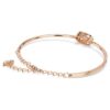 Pulseira Una, corte redondo, forma oval, branca, banhada a ouro rosa Pulseira Una, corte redondo, forma oval, branca, banhada a ouro rosa