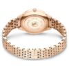 Relógio Attract Swiss Made, pulseira em metal, tom ouro-rosa, acabamento em tom ouro-rosa