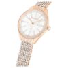 Relógio Attract Swiss Made, pulseira em metal, tom ouro-rosa, acabamento em tom ouro-rosa