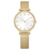 Relógio Clarica Swiss Made, pulseira em metal, tom dourado, acabamento em tom dourado Relógio Clarica Swiss Made, pulseira em metal, tom dourado, acabamento em tom dourado