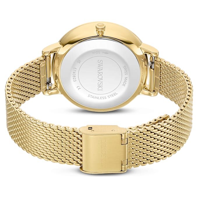 Relógio Clarica Swiss Made, pulseira em metal, tom dourado, acabamento em tom dourado Relógio Clarica Swiss Made, pulseira em metal, tom dourado, acabamento em tom dourado