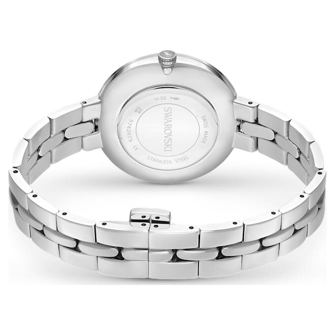 Relógio Cosmopolitan de fabrico suíço, pulseira em metal, tom prateado, aço inoxidável Relógio Cosmopolitan de fabrico suíço, pulseira em metal, tom prateado, aço inoxidável