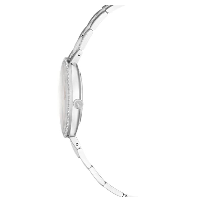 Relógio Cosmopolitan de fabrico suíço, pulseira em metal, tom prateado, aço inoxidável Relógio Cosmopolitan de fabrico suíço, pulseira em metal, tom prateado, aço inoxidável