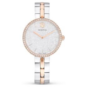 Relógio Cosmopolitan «Swiss Made», pulseira em metal, tom prateado, acabamento em metais misturados