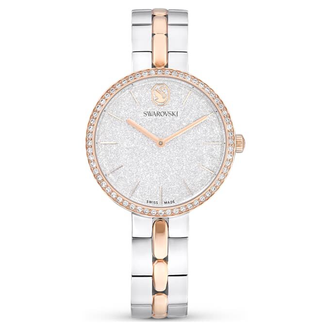 Relógio Cosmopolitan «Swiss Made», pulseira em metal, tom prateado, acabamento em metais misturados Relógio Cosmopolitan «Swiss Made», pulseira em metal, tom prateado, acabamento em metais misturados