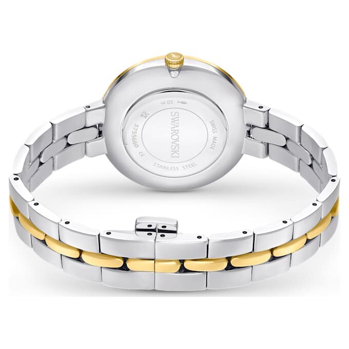 Relógio Cosmopolitan «Swiss Made», pulseira em metal, tom prateado, acabamento em metais misturados Relógio Cosmopolitan «Swiss Made», pulseira em metal, tom prateado, acabamento em metais misturados