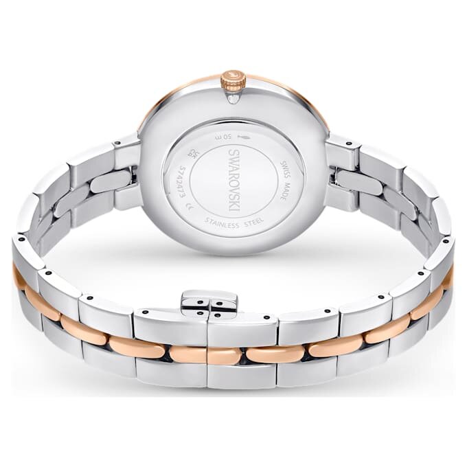 Relógio Cosmopolitan «Swiss Made», pulseira em metal, tom prateado, acabamento em metais misturados Relógio Cosmopolitan «Swiss Made», pulseira em metal, tom prateado, acabamento em metais misturados
