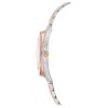 Relógio Crystalline Aura «Swiss Made», bracelete em metal, tom ouro-rosa, acabamento em metais misturados Relógio Crystalline Aura «Swiss Made», bracelete em metal, tom ouro-rosa, acabamento em metais misturados
