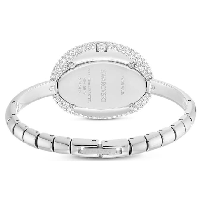 Relógio de pulseira Imber, fabricado na Suíça, pulseira em metal, tom prateado, aço inoxidável Relógio de pulseira Imber, fabricado na Suíça, pulseira em metal, tom prateado, aço inoxidável