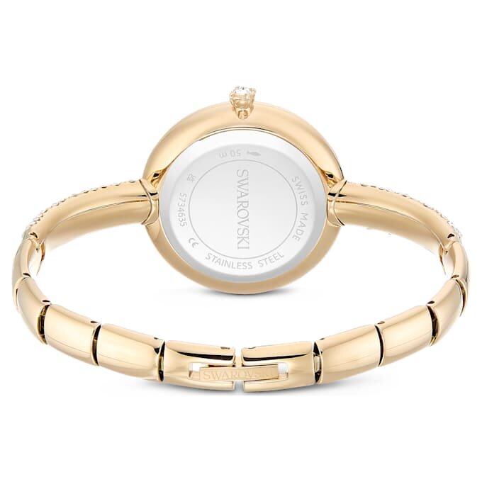 Relógio de pulseira Sublima, fabricado na Suíça, pulseira em metal, tom dourado, acabamento em tom champanhe dourado Relógio de pulseira Sublima, fabricado na Suíça, pulseira em metal, tom dourado, acabamento em tom champanhe dourado
