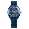 Relógio Dextera Chrono 39 mm, fabricado na Suíça, pulseira em metal, azul, acabamento azul Relógio Dextera Chrono 39 mm, fabricado na Suíça, pulseira em metal, azul, acabamento azul
