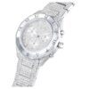 Relógio Dextera Lux «Swiss Made», bracelete em metal, tom prateado, aço inoxidável Relógio Dextera Lux «Swiss Made», bracelete em metal, tom prateado, aço inoxidável