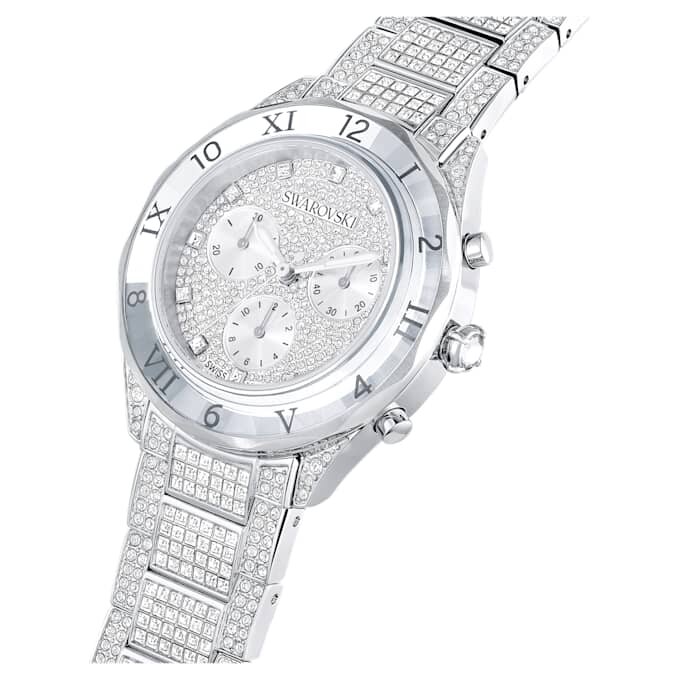 Relógio Dextera Lux «Swiss Made», bracelete em metal, tom prateado, aço inoxidável Relógio Dextera Lux «Swiss Made», bracelete em metal, tom prateado, aço inoxidável