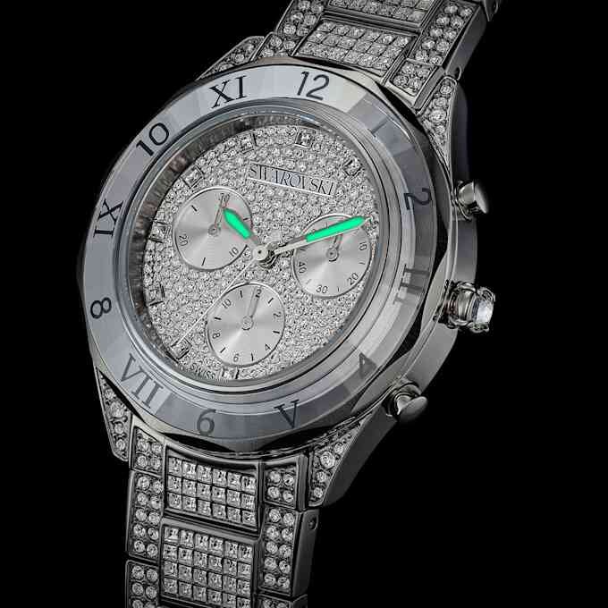 Relógio Dextera Lux «Swiss Made», bracelete em metal, tom prateado, aço inoxidável Relógio Dextera Lux «Swiss Made», bracelete em metal, tom prateado, aço inoxidável