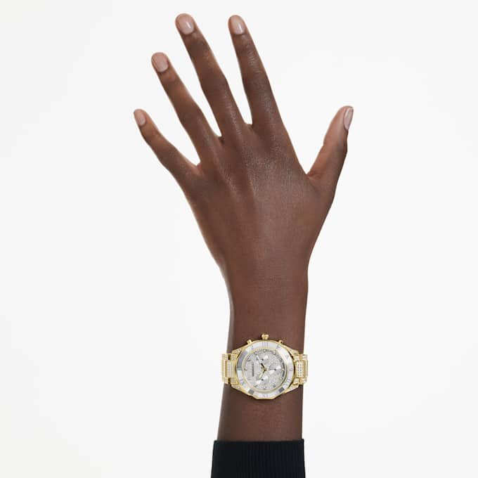 Relógio Dextera Lux «Swiss Made», pulseira em metal, tom dourado, acabamento em tom dourado Relógio Dextera Lux «Swiss Made», pulseira em metal, tom dourado, acabamento em tom dourado