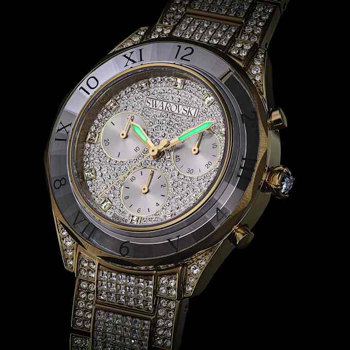 Relógio Dextera Lux «Swiss Made», pulseira em metal, tom dourado, acabamento em tom dourado Relógio Dextera Lux «Swiss Made», pulseira em metal, tom dourado, acabamento em tom dourado
