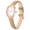 Relógio Dextera Octagon Swiss Made, bracelete em pele, castanho, acabamento em tom de ouro rosa Relógio Dextera Octagon Swiss Made, bracelete em pele, castanho, acabamento em tom de ouro rosa