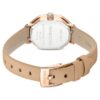Relógio Dextera Octagon Swiss Made, bracelete em pele, castanho, acabamento em tom de ouro rosa Relógio Dextera Octagon Swiss Made, bracelete em pele, castanho, acabamento em tom de ouro rosa