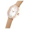 Relógio Dextera Octagon Swiss Made, bracelete em pele, castanho, acabamento em tom de ouro rosa Relógio Dextera Octagon Swiss Made, bracelete em pele, castanho, acabamento em tom de ouro rosa