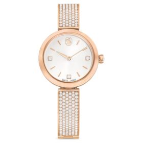 Relógio Illumina Swiss Made, pulseira em metal, tom ouro-rosa, acabamento em tom ouro-rosa