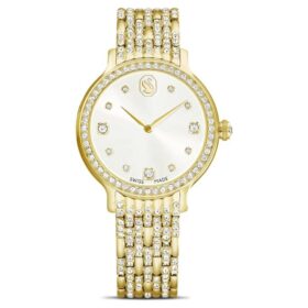 Relógio Imber Swiss Made, pulseira em metal, tom dourado, acabamento em tom dourado