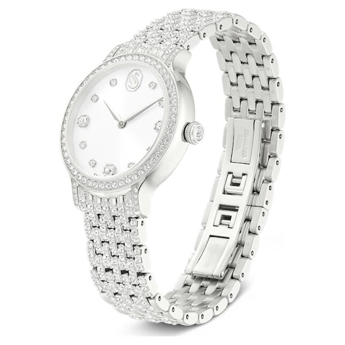 Relógio Imber Swiss Made, pulseira em metal, tom prateado, aço inoxidável Relógio Imber Swiss Made, pulseira em metal, tom prateado, aço inoxidável