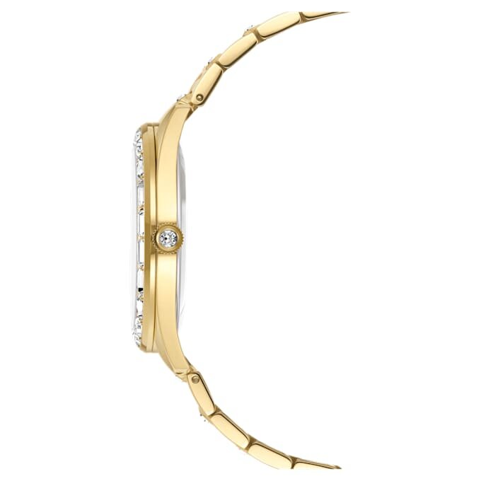 Relógio Matrix Date Swiss Made, pulseira em metal, tom dourado, acabamento em tom dourado Relógio Matrix Date Swiss Made, pulseira em metal, tom dourado, acabamento em tom dourado
