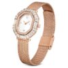 Relógio Matrix Octagon com pulseira em metal, tom ouro-rosa, acabamento em tom ouro-rosa Relógio Matrix Octagon com pulseira em metal, tom ouro-rosa, acabamento em tom ouro-rosa