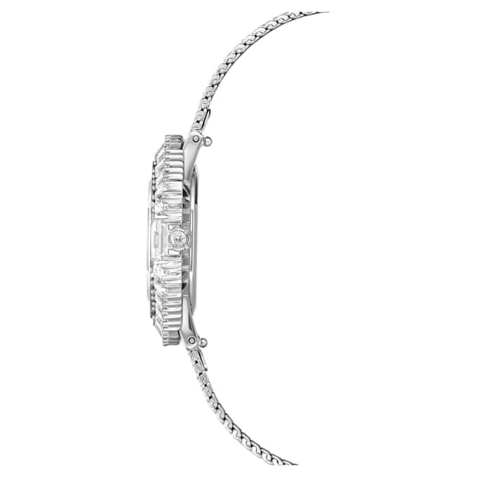 Relógio Matrix Octagon com pulseira metálica, tom prateado, aço inoxidável Relógio Matrix Octagon com pulseira metálica, tom prateado, aço inoxidável