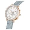 Relógio Matrix Tennis Chrono «Swiss Made», bracelete em pele, cinzento, acabamento em tom dourado champanhe Relógio Matrix Tennis Chrono «Swiss Made», bracelete em pele, cinzento, acabamento em tom dourado champanhe