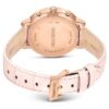 Relógio Matrix Tennis Chrono «Swiss Made», bracelete em pele, cor-de-rosa, acabamento em tom de ouro rosa Relógio Matrix Tennis Chrono «Swiss Made», bracelete em pele, cor-de-rosa, acabamento em tom de ouro rosa