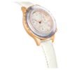 Relógio Octea Chrono «Swiss Made», bracelete em pele, branco, acabamento em tom de ouro rosa Relógio Octea Chrono «Swiss Made», bracelete em pele, branco, acabamento em tom de ouro rosa
