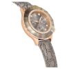 Relógio Octea Chrono Swiss Made, bracelete em pele, cinzento, acabamento em tom de ouro rosa Relógio Octea Chrono Swiss Made, bracelete em pele, cinzento, acabamento em tom de ouro rosa