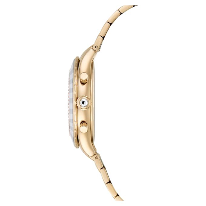Relógio Octea Chrono Swiss Made, pulseira em metal, tom dourado, acabamento em tom champanhe dourado Relógio Octea Chrono Swiss Made, pulseira em metal, tom dourado, acabamento em tom champanhe dourado
