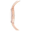 Relógio tipo pulseira Dextera, fabricado na Suíça, pulseira em metal, cor-de-rosa, banhado a ouro rosa Relógio tipo pulseira Dextera, fabricado na Suíça, pulseira em metal, cor-de-rosa, banhado a ouro rosa