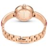 Relógio tipo pulseira Matrix, fabricado na Suíça, pulseira com cristais, vermelho, acabamento em tom de ouro rosa Relógio tipo pulseira Matrix, fabricado na Suíça, pulseira com cristais, vermelho, acabamento em tom de ouro rosa
