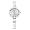 Relógio tipo pulseira Matrix, fabricado na Suíça, pulseira de cristais, branco, aço inoxidável Relógio tipo pulseira Matrix, fabricado na Suíça, pulseira de cristais, branco, aço inoxidável