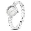 Relógio tipo pulseira Matrix, fabricado na Suíça, pulseira de cristais, branco, aço inoxidável Relógio tipo pulseira Matrix, fabricado na Suíça, pulseira de cristais, branco, aço inoxidável