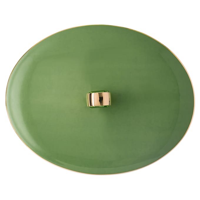 Signum em porcelana, grande, verde Signum em porcelana, grande, verde