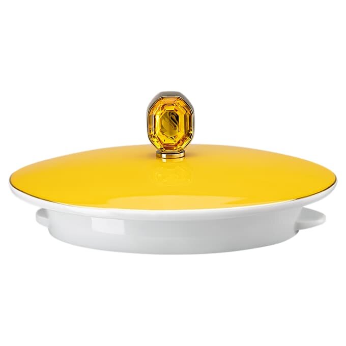 Signum em porcelana, pequeno, amarelo Signum em porcelana, pequeno, amarelo