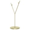 Suporte para enfeites em tom dourado