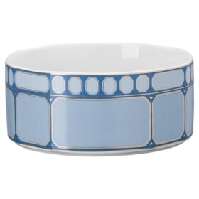 Taça de cereais Signum em porcelana, azul