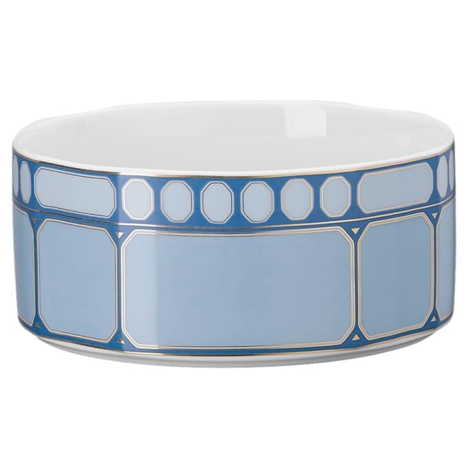 Taça de cereais Signum em porcelana, azul Taça de cereais Signum em porcelana, azul