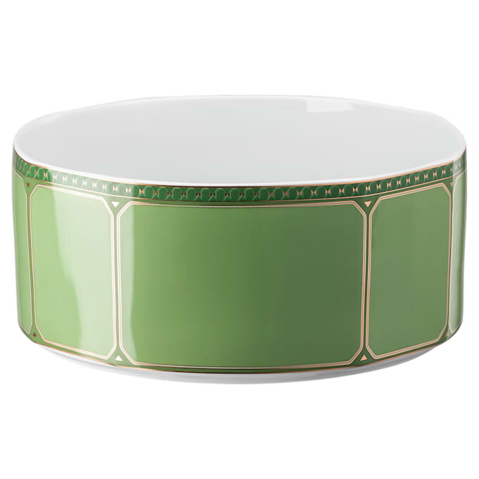 Taça de servir Signum em porcelana, grande, verde Taça de servir Signum em porcelana, grande, verde